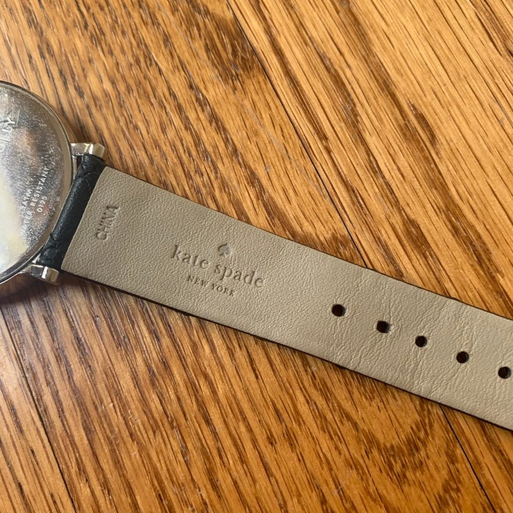 Kate Spade Watch with Black Quilted Leather Band - Picture 5 of 5